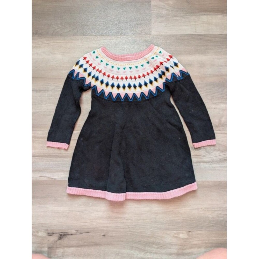 Hanna Andersson Yoked Sweater Dress, 4T (U1)